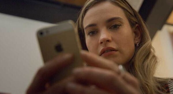 Lily James in a Bland Tinder Streaming Movie